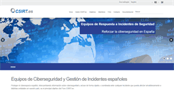 Desktop Screenshot of csirt.es